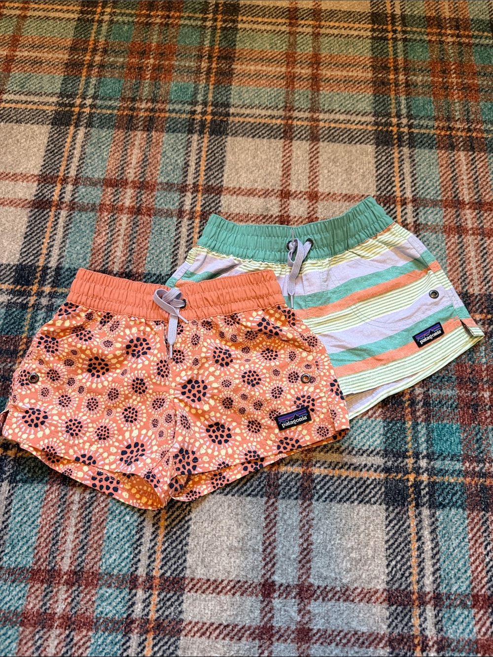 Bundle of 2 Patagonia Girls Board Shorts